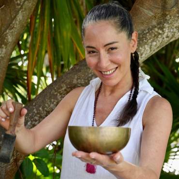 Chair massage office wellness session