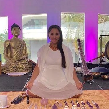 Corporate sound healing session