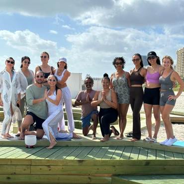 Corporate team building group activity