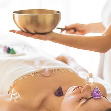 Sound healing meditation session