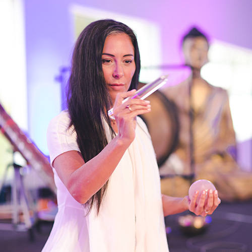 Pranic healing energy work session