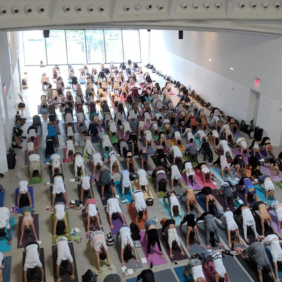 Yoga Daybreaker community event